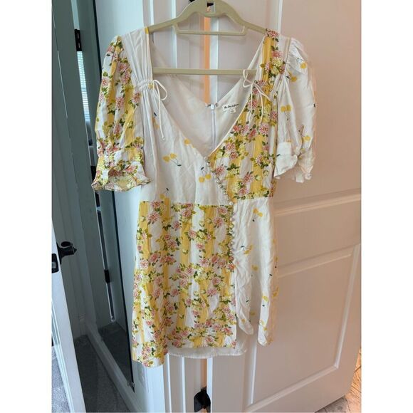 For Love and Lemons Savannah Wrap Mini Dress, $298 Large - Picture 5 of 11